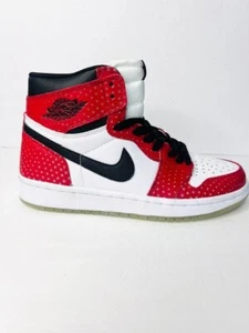 Nike Jordan 1 Retro High Spider-Man Origin Story  Sneakers 575441-027 Sz 7  NEW - Picture 1 of 9