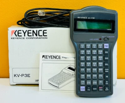 Keyence KV-P3E Digital, 40-Key, Handheld / Panel Mount PLC Programmer. New! - Image 1 of 4