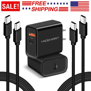 Mesmart PD QC3.0 Schnell Ladegerät US Stecker 3 Fuß Kabel für Android Samsung Galaxy - Bild 1 von 30