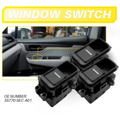 Переключатель управления стеклоподъемником переднего главного пассажирского для Acura TSX 2004-2008 3 шт. - Изображение 1 из 4