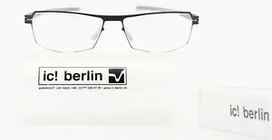 ¡IC! Gafas BERLÍN modelo Hadi flexibles acero inoxidable ligero negro mínimo 5 esquinas - Imagen 1 de 12