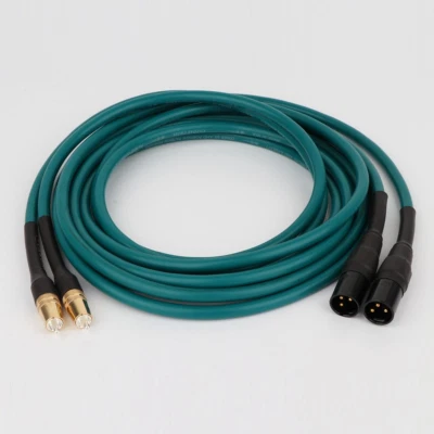 Pair HiFi Audio RCA to XLR Balanced Audio Cable Amplifier Interconnect Cable New - Image 1 of 4