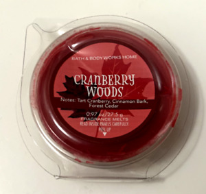 1 NEW BATH AND BODY WORKS CRANBERRY WOODS FRAGRANCE MELTS 0.97 OZ/27.5 GRAMS