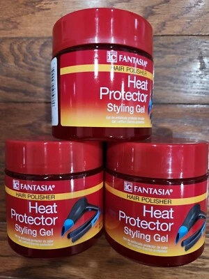 3 IC FANTASIA PULIDOR DE CABELLO PROTECTOR TÉRMICO GEL DE PEINADO 16 OZ PROTEÍNA DE TRIGO EA Foto 1 de 3