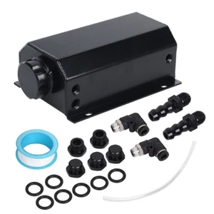 Coolant Radiator Tank Reservoir Expansion Overflow Tank Universal 2L Aluminum - Picture 1 of 15