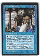 Soldevi Machinist *Uncommon* Magic MtG x1 Ice Age MISCUT/MISPRINT (twisted)