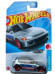 Hot Wheels 92 Honda Civic EG ZAMAC (2024 Walmart Exclusive) - Picture 1 of 3