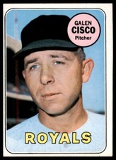 1969 Topps Galen Cisco  EX Kansas City Royals #211