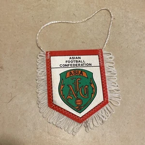 Fanion Asian Football Confédération Asia Asie Foot Pennant Wimpel Vintage Soccer - Bild 1 von 2