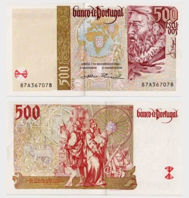 Portugal - 1997 - 500 Escudos - Ch.13 - "UNC"  #ED4876 - Image 1 of 4