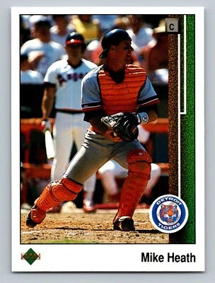 Mike Heath 1989 Upper Deck #654 Detroit Tigers - Image 1 of 2