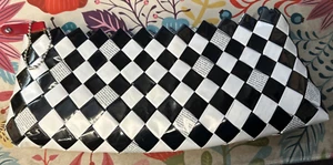 Nahui Ollin Süßigkeiten Verpackung Handtasche Clutch Reißverschluss schwarz & weiß 12" B x 5" T x 2" T - Bild 1 von 11