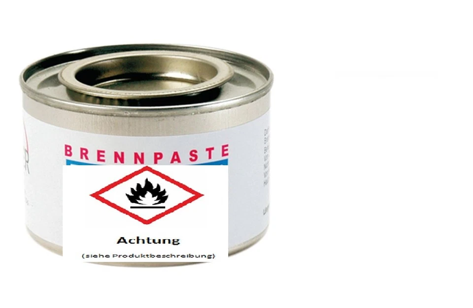 TAMLED Brennpaste 15 Dosen für Chafing Dish Chafi Brenngel Profibrennpaste ca. 4 Std