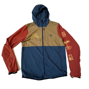 Chaqueta Roark Para Hombres M Secondwind 2.0 Bloque de Color Cortavientos Trail Running Cremallera - Imagen 1 de 11