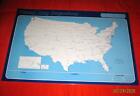 24x36 UNITED STATES USA OUTLINE MAP LAMINATED POSTER ART WALL DECOR SCHOOL KIDS
