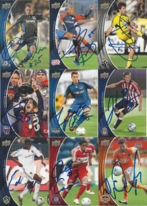 AUTOGRAPH SIGNED 2010 UPPER DECK MLS SOCCER CARDS *YOU PICK* *COMPLETE YOUR SET*
