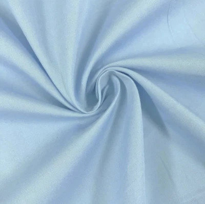 BY THE YARD BLUE Cotton Polyester Broadcloth Fabric 60" Apparel Costume Solid    - Image 1 of 2