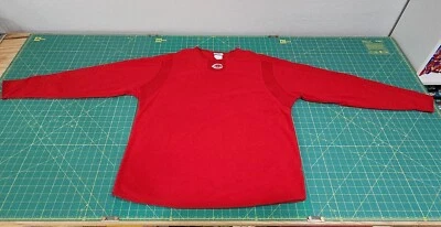 Pullover polar Cincinnati Reds AUTÉNTICO majestuoso colección MLB talla grande L Foto 1 de 4
