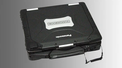Rugged Panasonic Toughbook CF-30 Touch,  Win 7 64bit, 250GB SSD, 4GB RAM, DVD - Image 1 of 2