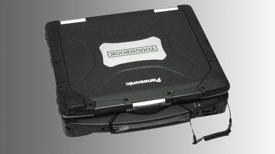 Rugged Panasonic Toughbook CF-30 Touch,  Win 7 64bit, 250GB SSD, 4GB RAM, DVD - Image 1 of 2