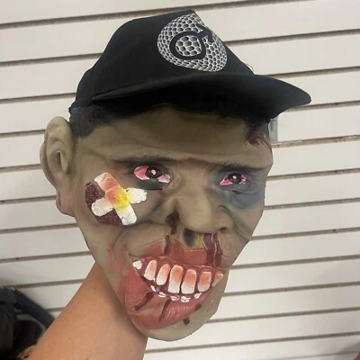 Tiger Woods Black Eye Mask Golf Halloween Costumes BL - Image 1 of 4