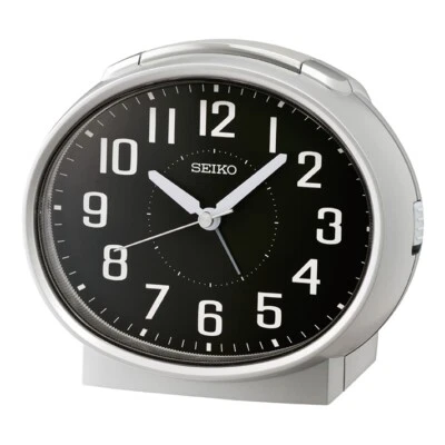 100% Seiko new Bedside Alarm Clock DESPERTADOR QHK059 bell,light,sweep+Free Ship - Image 1 of 2