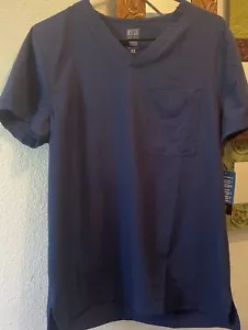 Insight for Men Small Scrub Top Roth Wear Blue NWT Style MC2478 - Picture 1 of 4