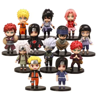 Action Figure Naruto - Set Personaggi 12 pz - 7 cm - Anime figure🌀 - Immagine 1 di 4