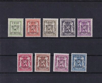 [LM64983] Escudo Bélgica N°PRE437/PRE445 1940 MNH ** COB € 520,00 EXCELENTE Foto 1 de 2