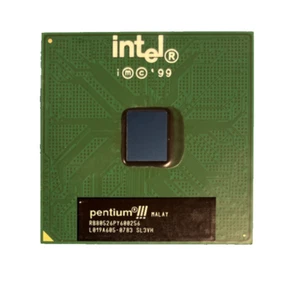 Intel SL3VH - 600Mhz 100Mhz 256K Intel Pentium III CPU Processor - Picture 1 of 2