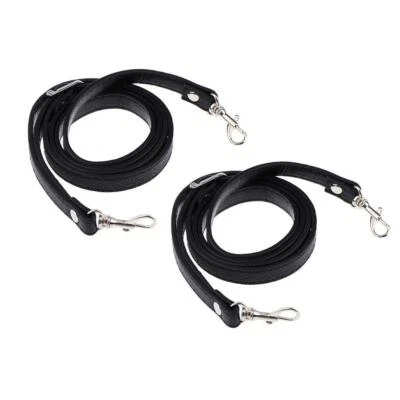 2 Stück Damen verstellbar Taschengurt Schulterriemen Taschengriffe Leder Riemen - Bild 1 von 4