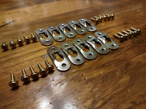10Pcs Heavy Duty Keyhole Hanger Hanging Bracket for Picture Photo Frame Cabinet - Picture 1 of 10