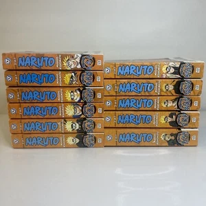 Naruto 3 In 1 Manga Volumes 4-6, 10-15, 19-21, 28-30, 46-57, 67-72, 11 Books Lot - Picture 1 of 12