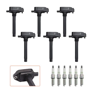 6pcs Ignition Coil+Spark Plug UF807 For Dodge Ram Chrysler 3.6L 2016-2021 - Picture 1 of 18