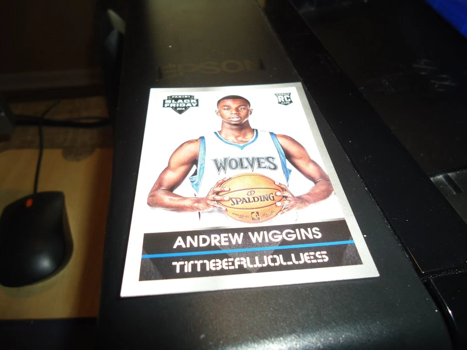 2014 Panini Black Friday - Rookie Portrait #10 Andrew Wiggins (RC) - Image 1 of 1