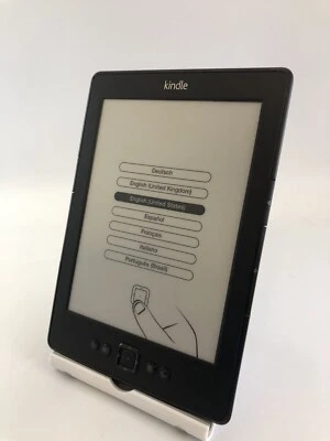 Amazon Kindle 4th Gen D01100 Wi-Fi 6" e-Book Black Reader Grade B - Image 1 of 4