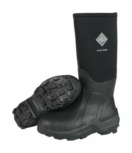 Muck Boots Arctic Sport Men's High Performance Winter Boot, Size 10 - Black