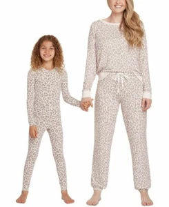 NWT! Honeydew Kids Girls Sz 4 Star Seeker 2pcs Pajama Set Pink Leopard - Picture 1 of 6