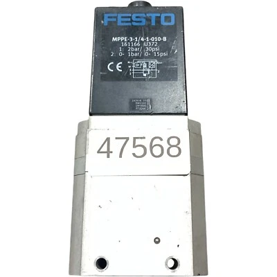 Festo MPPE-3-1/4-1-010-B Proportional Pressure Control Valve Valve 161166 - Image 1 of 4