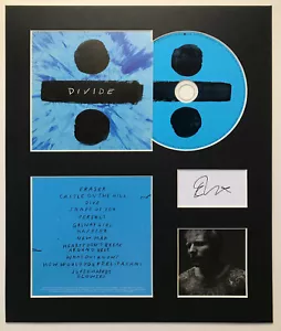ED SHEERAN - signed handsigniert - DIVIDE - Album Display - Bild 1 von 1