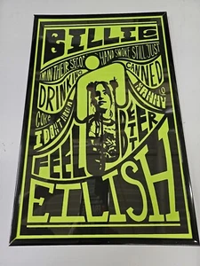 Billie Eilish Concert Poster 11 X 17 Framed - Picture 1 of 4