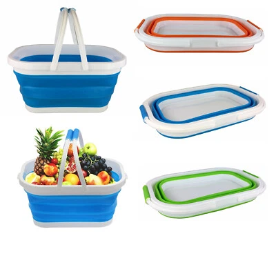 Silikoneimer Falteimer Faltbarer Silikon Eimer 12 L Zusammenlegbar Camping - Bild 1 von 2