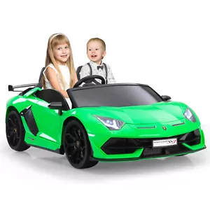 24V Kids Ride On Drift Car 2-Seater High Speed 13km/h Lamborghini w/Remote - Picture 1 of 14