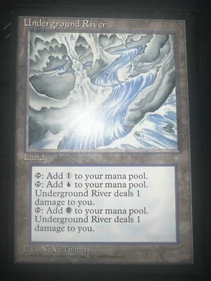 MTG 1x Underground River Ice Age Near Mint - NM - Image 1 of 2