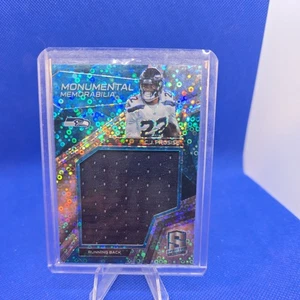 C.J. PROSISE 2017 PANINI SPECTRA MONUMENTAL NEON BLUE JERSEY #98/99 AH5646 - Picture 1 of 6