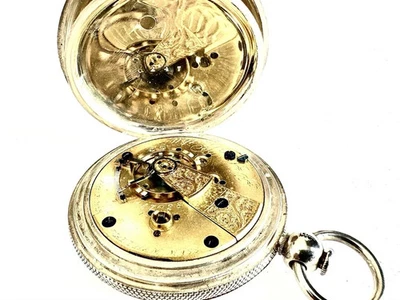 MODEL 1857 WALTHAM PS BARTLETT 11 JEWELS  KEY WIND W/ANTIQUE ADJUSTABLE KEY - Image 1 of 4