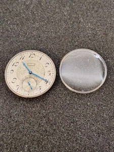 Reloj Bolsillo Elgin Cara Movimiento Cristal Tal Como Está Parece Funcionar - Imagen 1 de 8