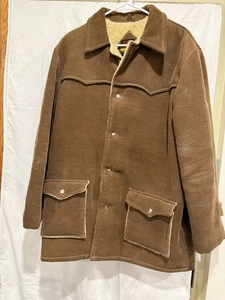 GIACCA VINTAGE WESTERN PRIDE IN VELLUTO A COSTE STILE WESTERN MADE IN JAPAN TAGLIA L - Foto 1 di 12