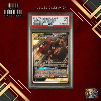 🇫🇷 NOCTALI & DARKRAY GX PSA 9 - HARMONIE DES ESPRITS 125/236 Carte Pokemon🇫🇷 - Photo 1/3