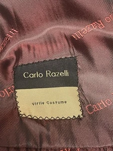 Carlo Razelli Chal Solapa Esmoquin Cena Blazer Traje Formal Chaqueta-Hombre Reino Unido-44” - Imagen 1 de 24